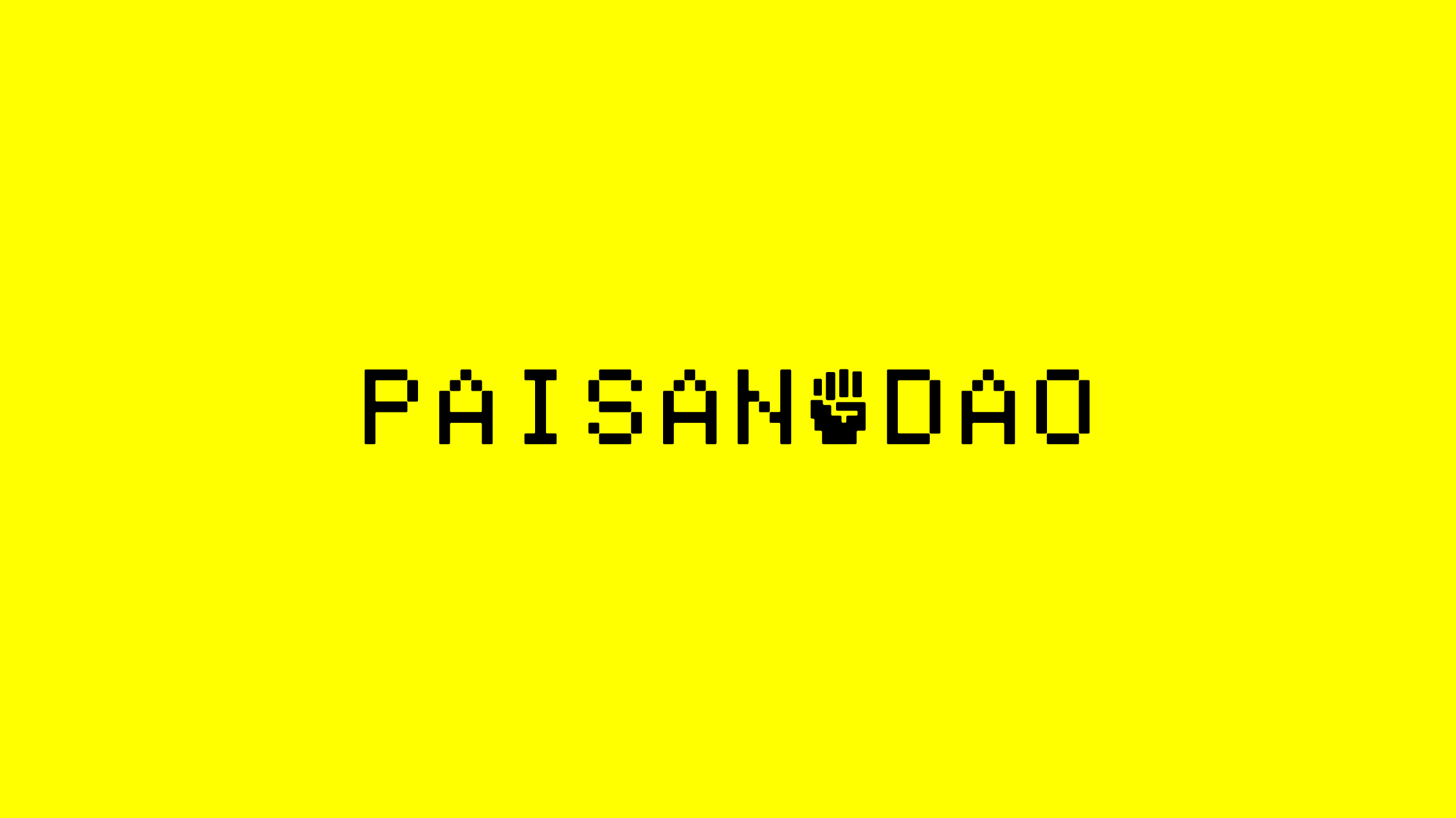 PaisanoDAO — wordmark stylized