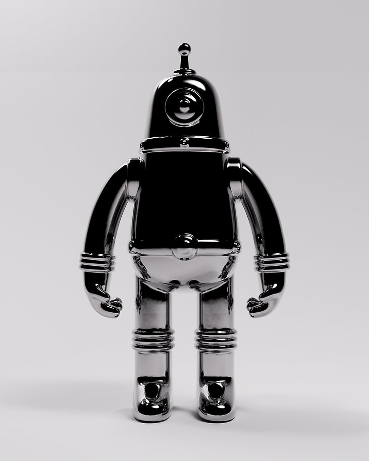 Retrobot — Chrome finish