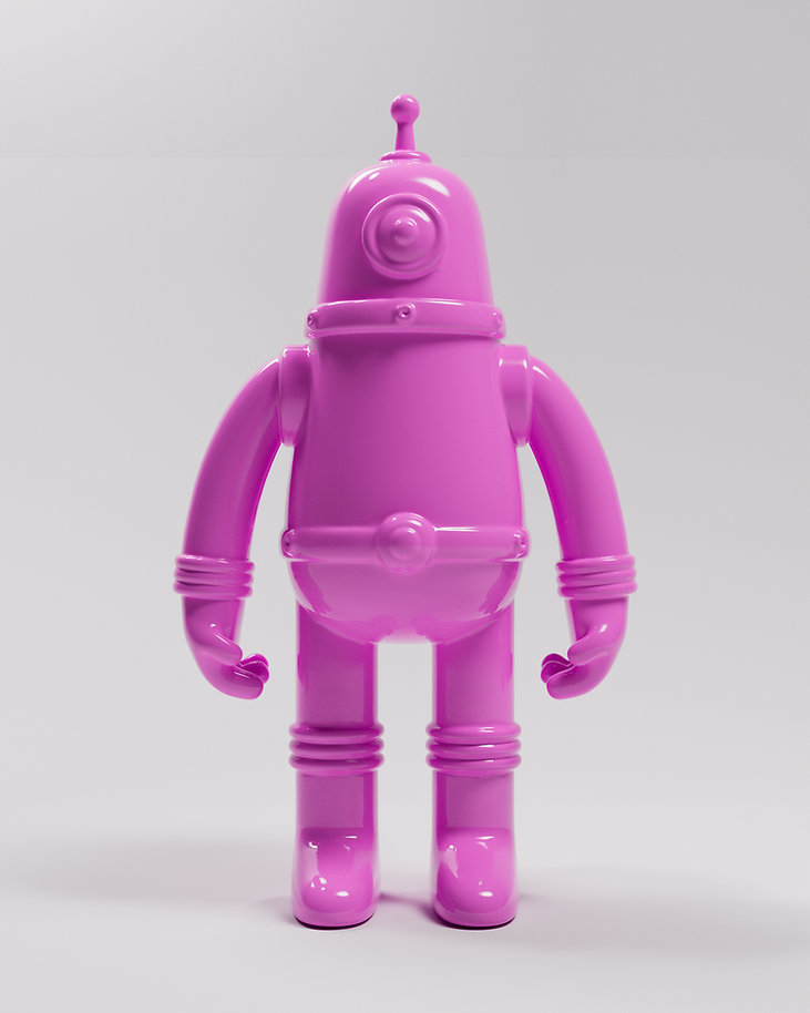 Retrobot — Pink finish