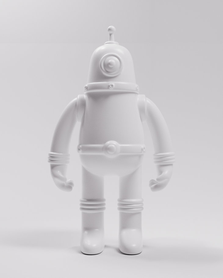 Retrobot — White finish