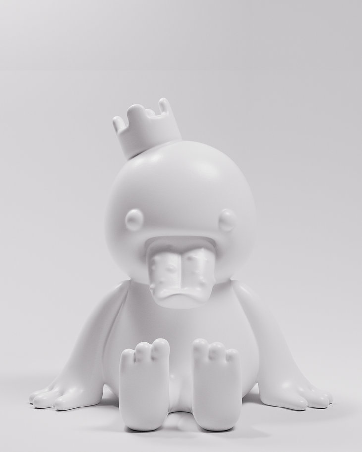 Simple King — White finish