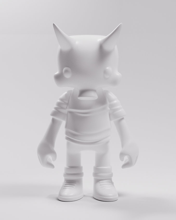 Skull Kid — White finish